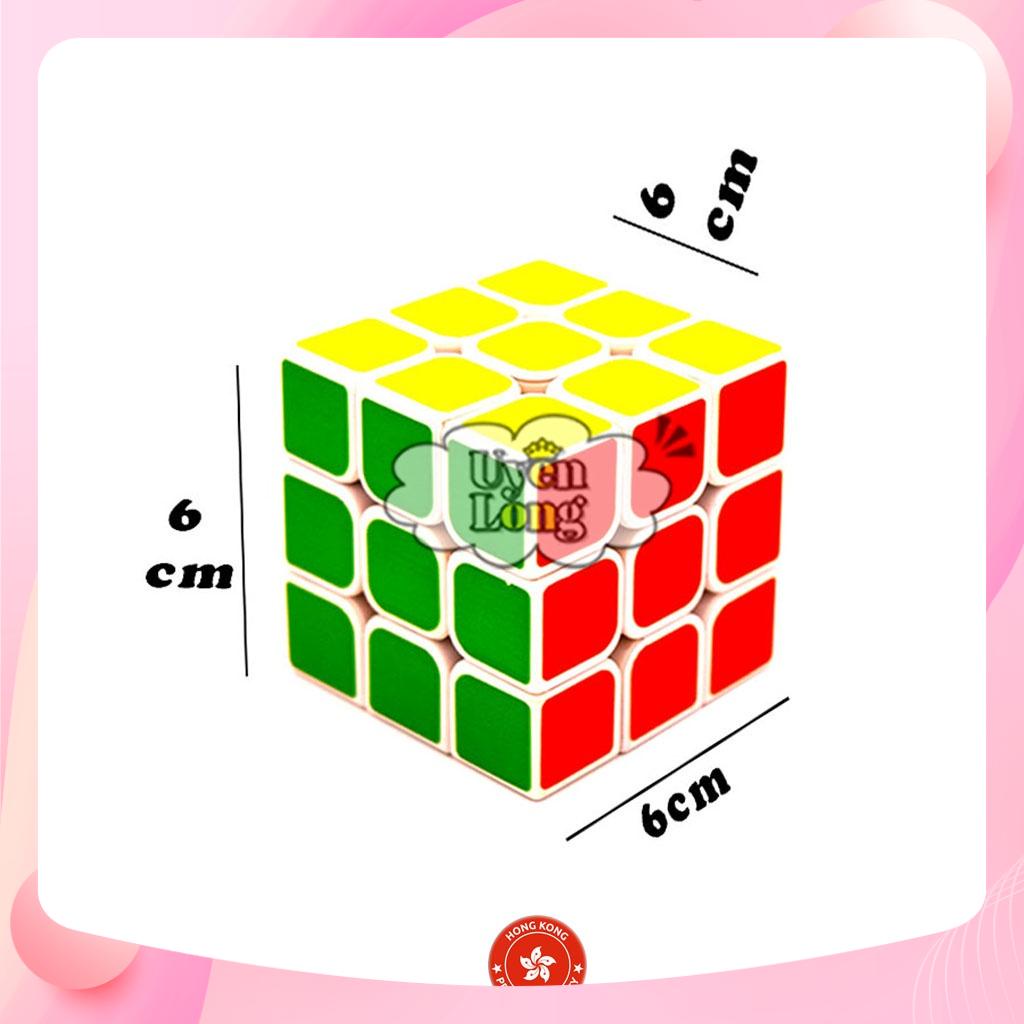 Rubik 6 Mặt 3x3x3 Nhiều Màu Sắc, Hàng Cao Cấp, Xoay Trơn, Bao Bì Đẹp