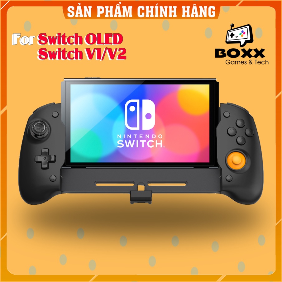 Tay cầm điều khiển cho Nintendo Switch Oled, Controller Grip Nintendo Switch Oled chính hãng Dobe