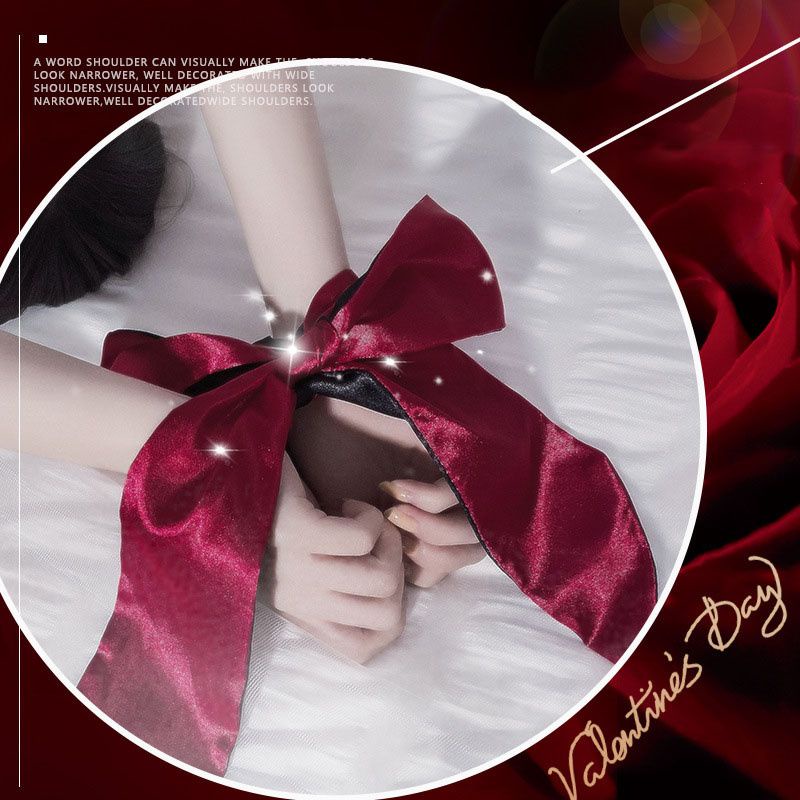 Mặt nạ che mắt sexy đen phối đỏ - phụ kiện cosplay bịt mắt phòng ngủ | BigBuy360 - bigbuy360.vn