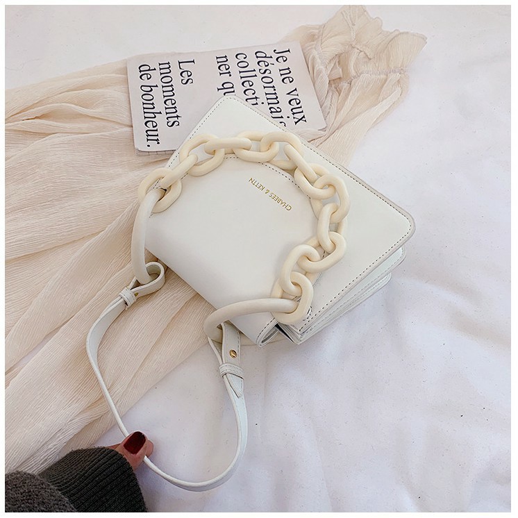 [Hot Trend] Túi Xách Quai Xích Da Cao Cấp Hồng Đen Trắng Kem Thiết Kế Thời Trang Trẻ Trung Năng Động 2021 TX0001-04 | BigBuy360 - bigbuy360.vn