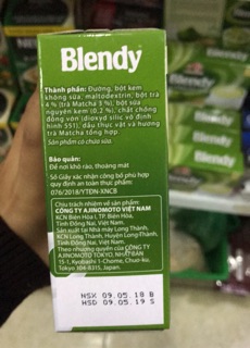 Trà matcha sữa Blendy 170g