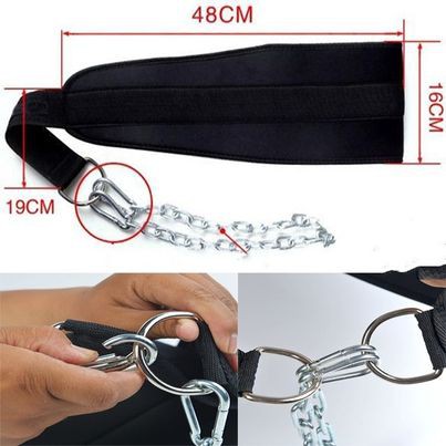 Đai Lưng Có Xích Treo Tạ Dip Belt Valeo Hỗ Trợ Squat, Pull Up, Dips ĐX-44