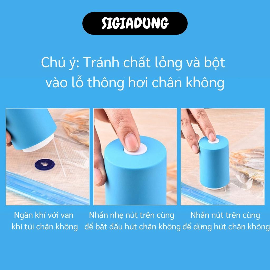 [SGD] Máy Hút Chân Không Mini - Bộ Hít Chân Không Thực Phẩm, Đồ Dùng Tặng 5 Túi 8188