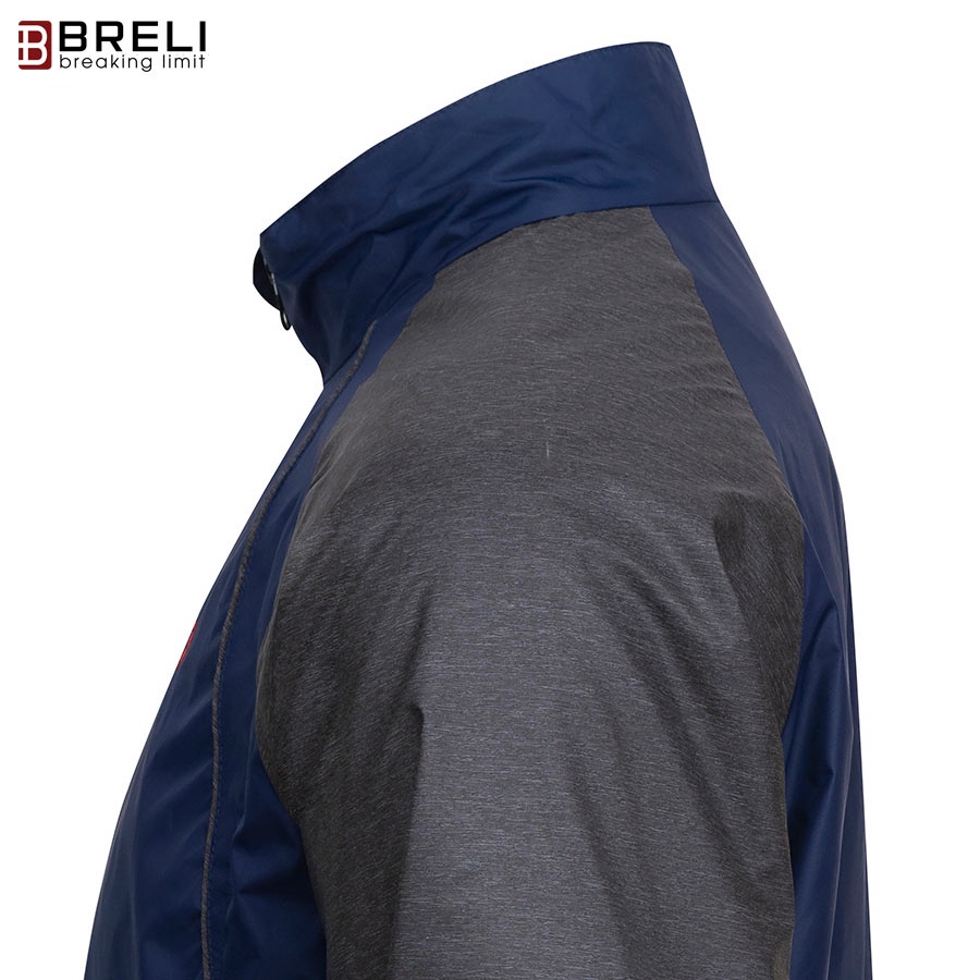Áo khoác gió nam Thương Hiệu Breli  Áo Khoác Nam Không Cổ Chắn Gió Chắn Bụi Cao Cấp - BAG2131-DNV