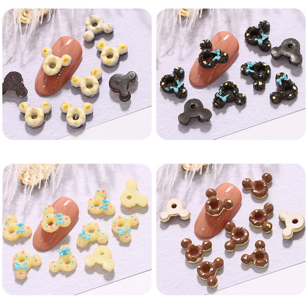 [Hàng mới về] Hộp phụ kiện trang trí móng 3D hình bánh kẹo phong cách nhật bản