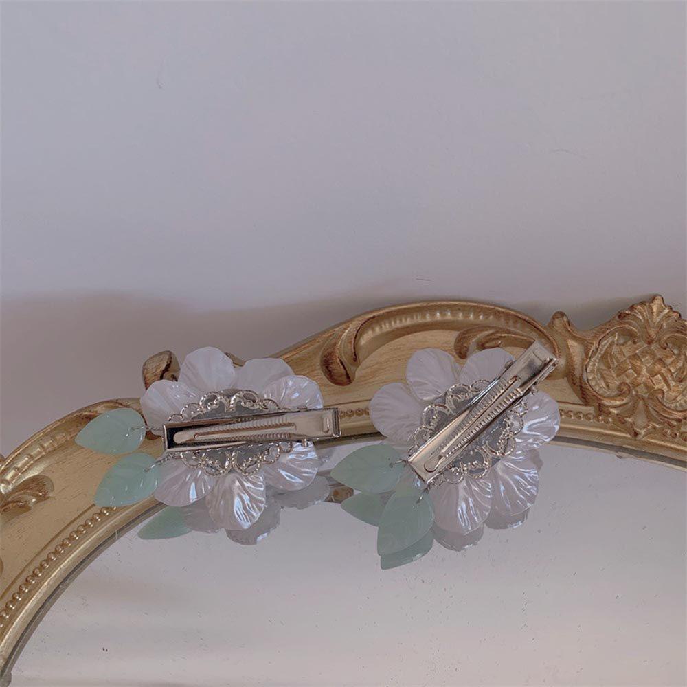 Kẹp Tóc Hình Hoa Trà Thanh Lịch WMES15H Cho Nữ