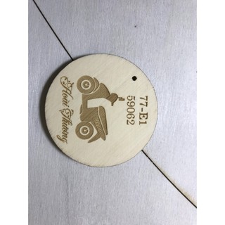 Móc khóa khắc lasesr