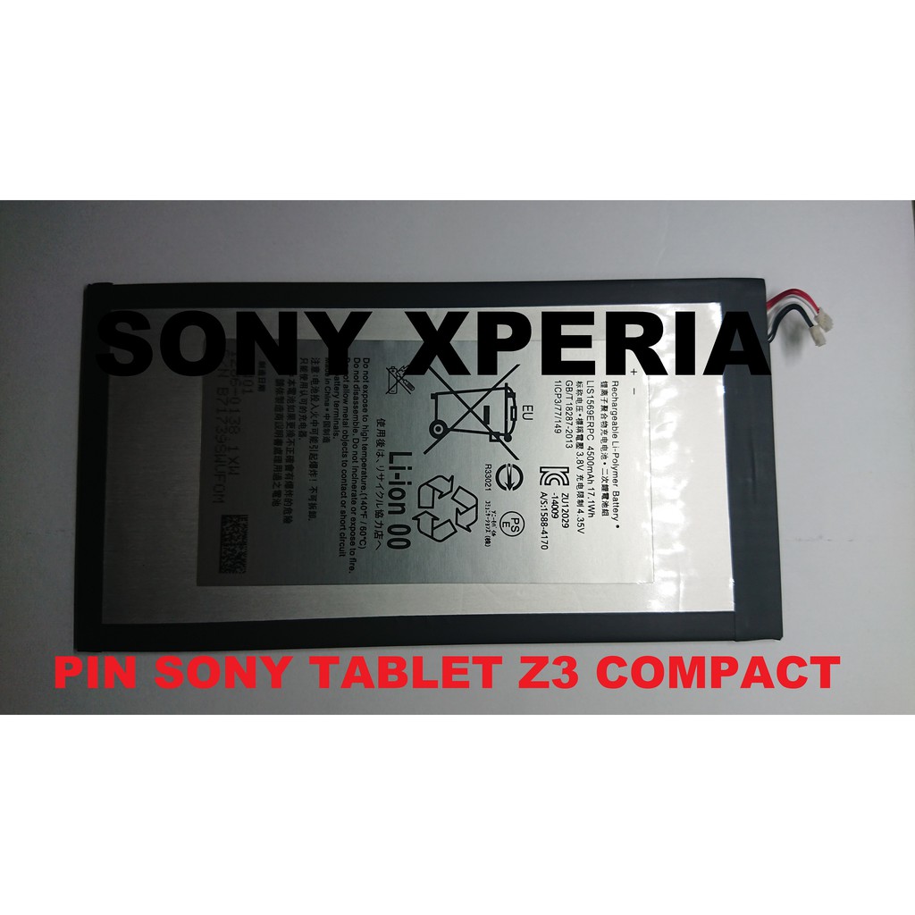 PIN &amp; BAO DA SONY XPERIA TABLET Z3 COMPACT