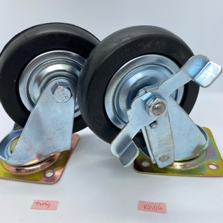 Bộ 4 cái - Bánh xe đẩy 1 tấc