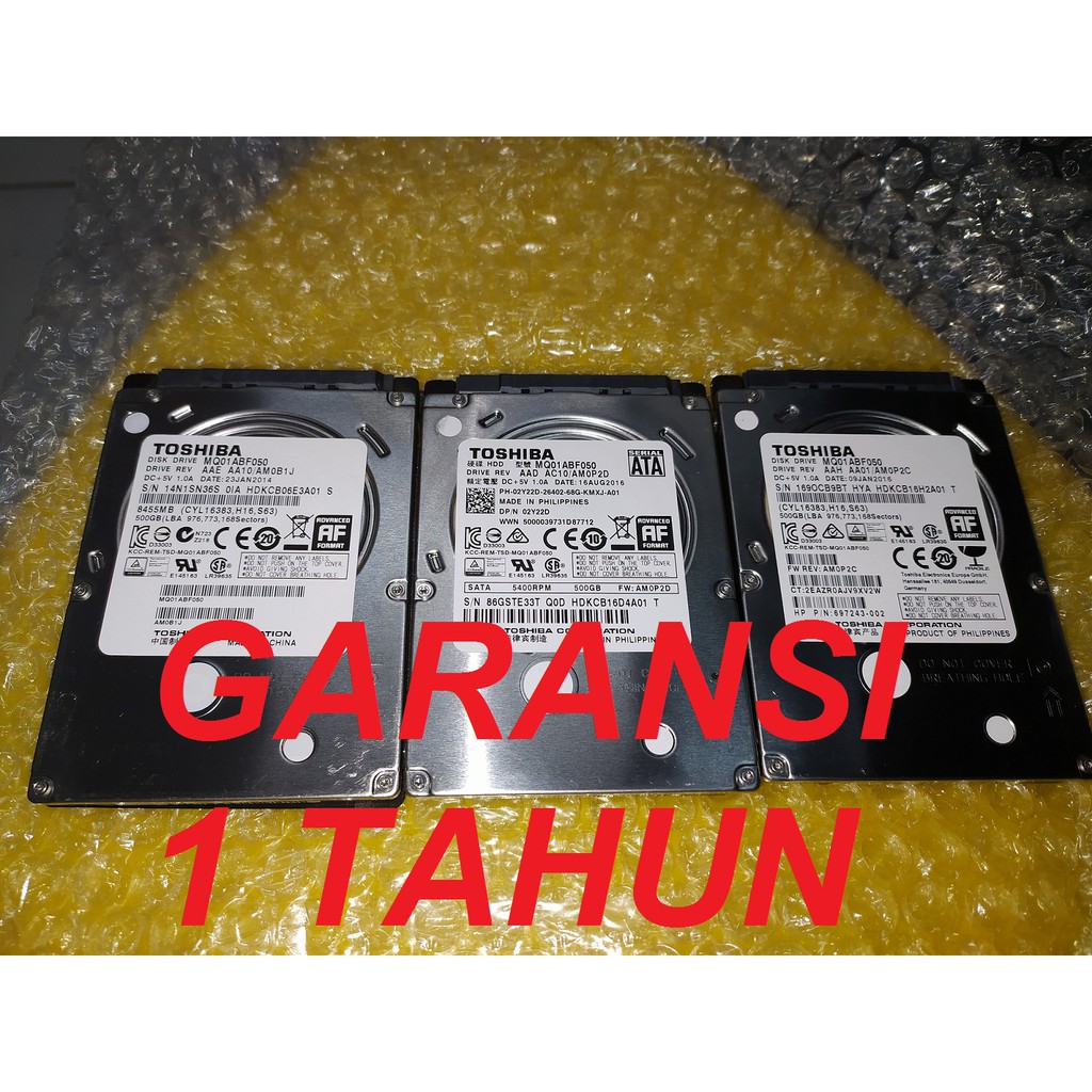 Ổ Cứng Di Động 500gb Toshiba Slim 7mm Cho Notebook Laptop Hdd