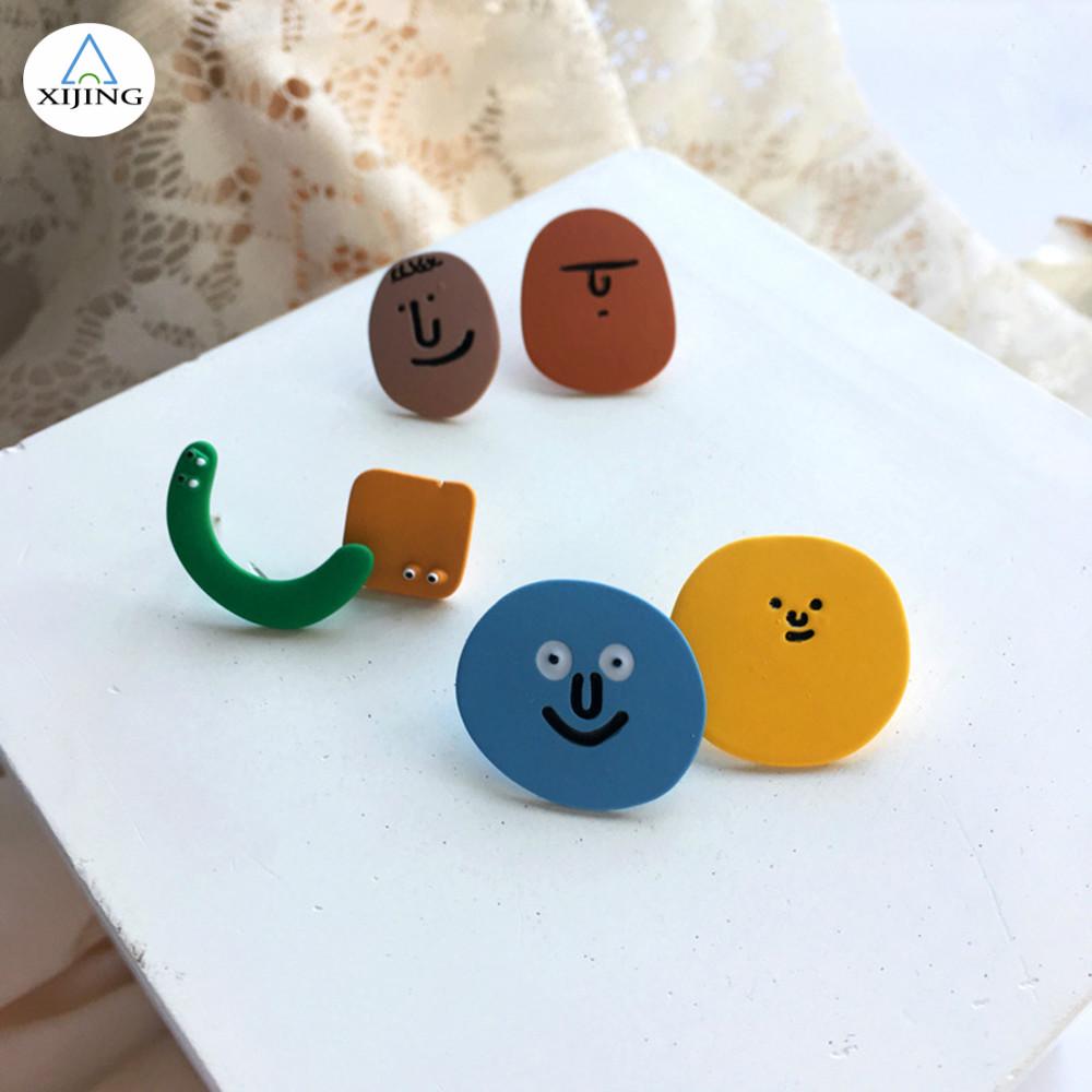 Bông Tai Mạ Bạc 925 Thiết Kế Đơn Giản Xinh Xắn Cho Nữ