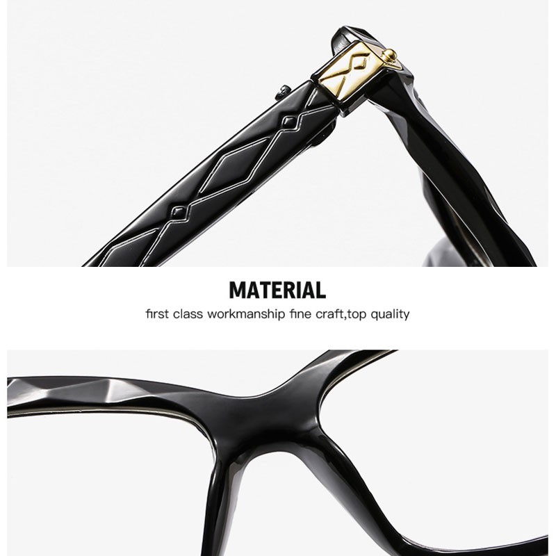 Mắt Kính Chống Bức Xạ Tròng Mắt Mèo Thời Trang Cho Nữ