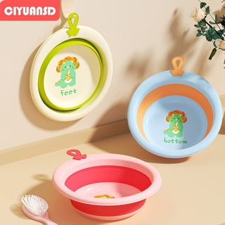 Chậu rửa mặt gấp gọn Ô tô cho bé