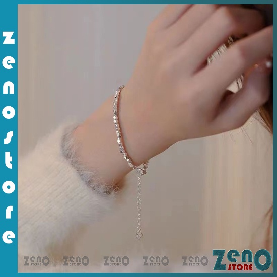 Vòng tay chuỗi hạt ZenO LT08, lắc tay nữ phong cách Hàn Quốc dành cho nữ