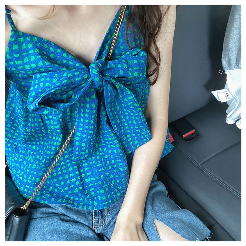 Áo Nữ Ngắn Thắt Nơ Thời Trang Dễ Phối Đồ