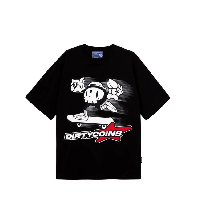 Áo thun Skateboarding dritycoins unisex nam nữ