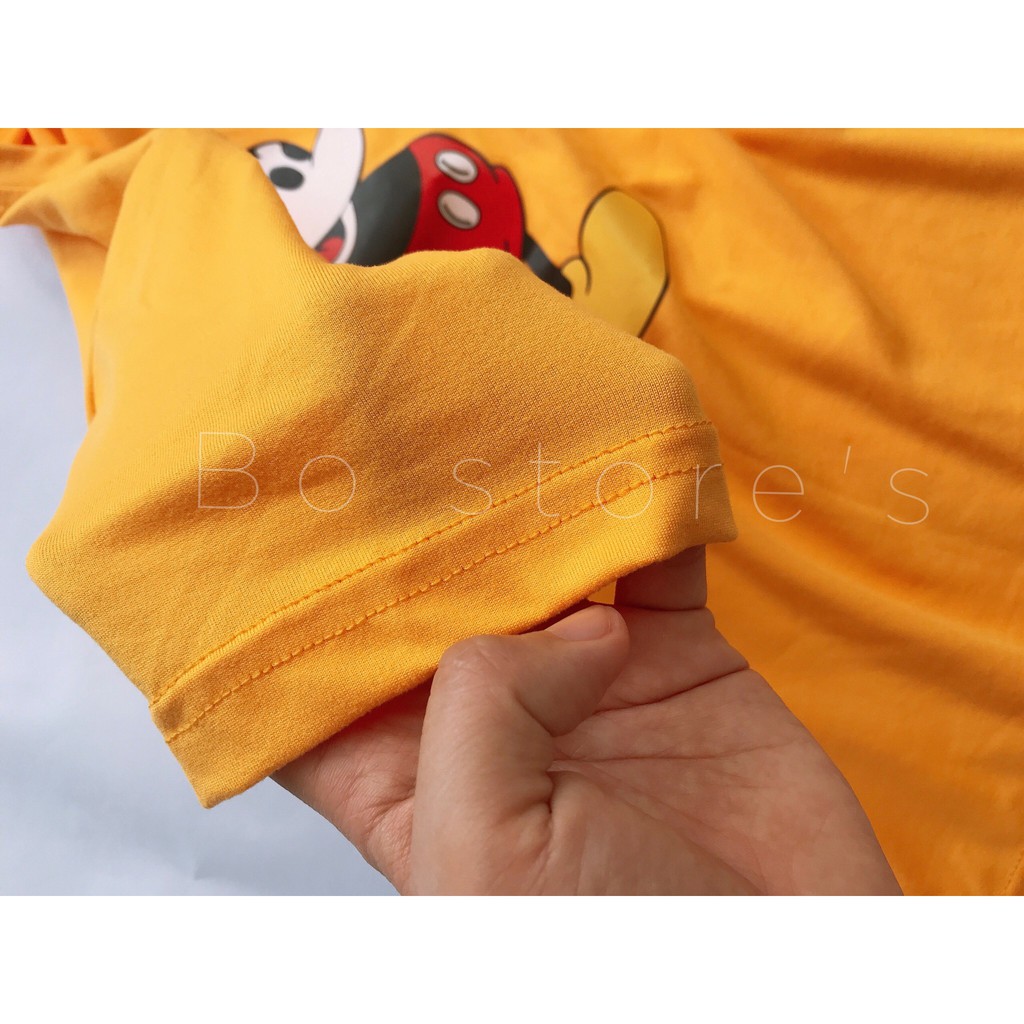Áo Phông Nữ Ngắn Tay Hình Mickey Đủ Size