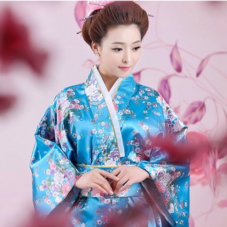 Kimono yukata hoa đào, hàng về sau 10 ngày.