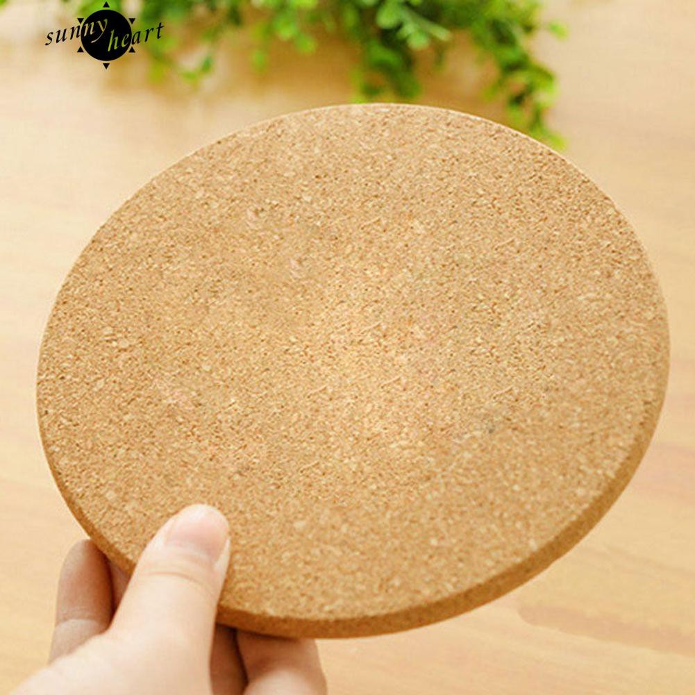 6 Đế Lót Ly Tròn Bằng Gỗ