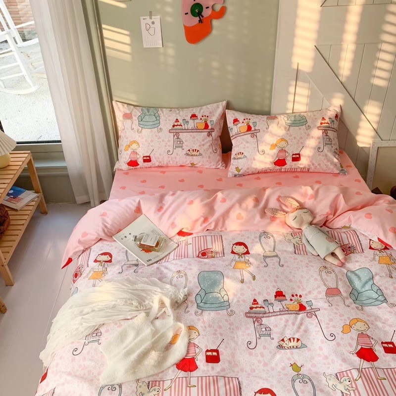 BỘ DRAP, 2 ÁO GỐI NẰM + 1 áo gối ôm DOLCE ORGANIC 160*200+20CM hoặc 180