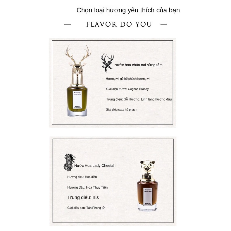 Nước hoa hình trang trí đầu hươu độc đáo cho nữ