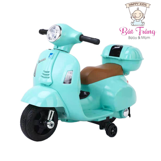 [Free Ship] Xe máy điện Vespa đơn và Vespa đôi cho bé