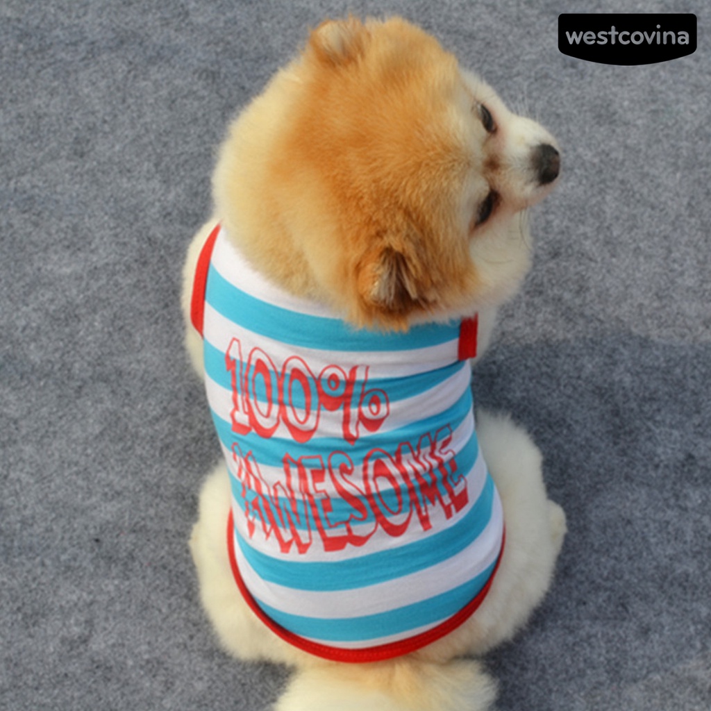 [Mới]♞Áo Kẻ Sọc Dễ Thương Cho Thú Cưng