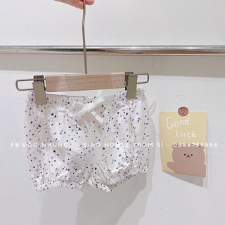 Quần cotton bo chun bé gái