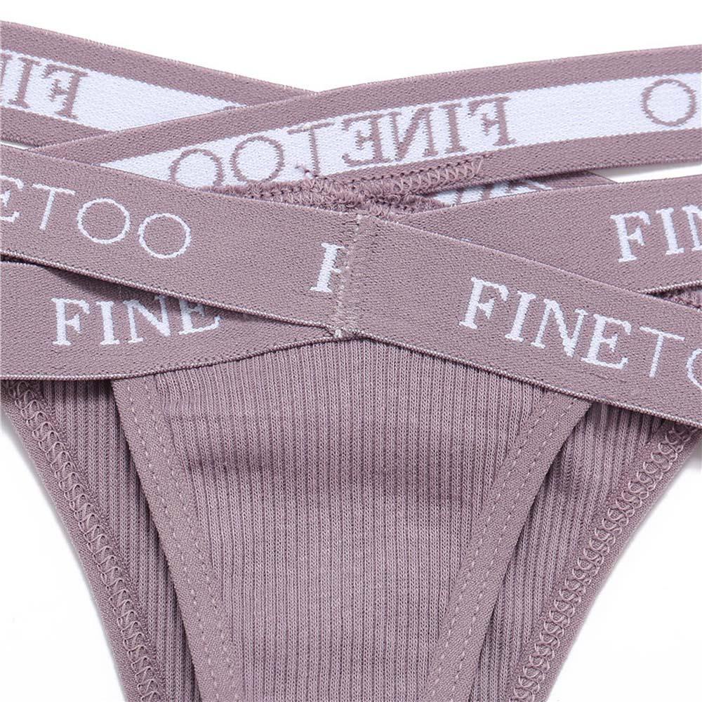 Quần Lót Cotton Lưng Thấp Màu Sắc Đơn Giản Quyến Rũ Cho Nữ