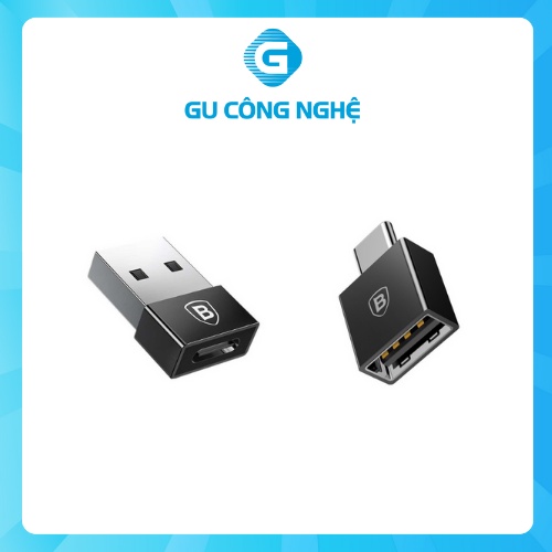 Đầu chuyển USB sang USB-C hoặc USB-C sang USB Baseus