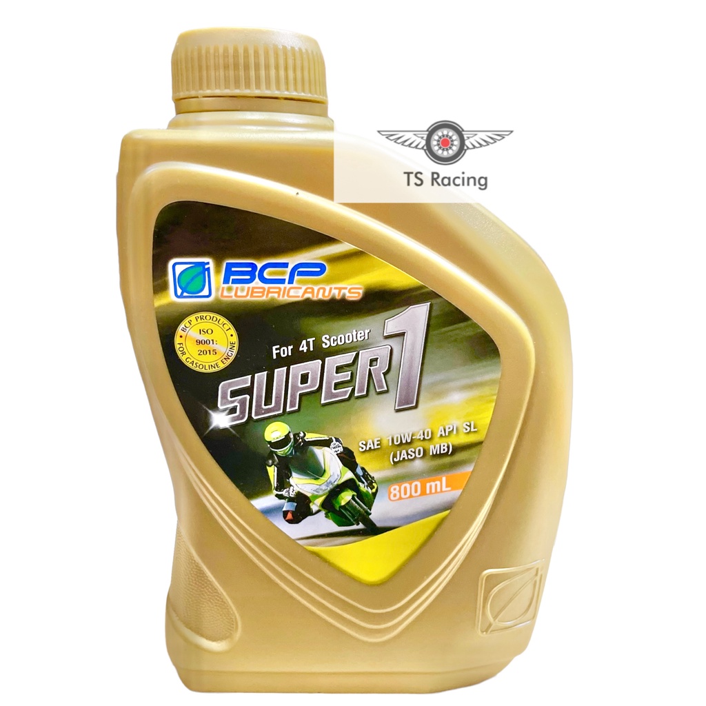 Nhớt BCP Super 1 SAE 10W40 0.8L - xe tay ga (Nhập khẩu Thái Lan)