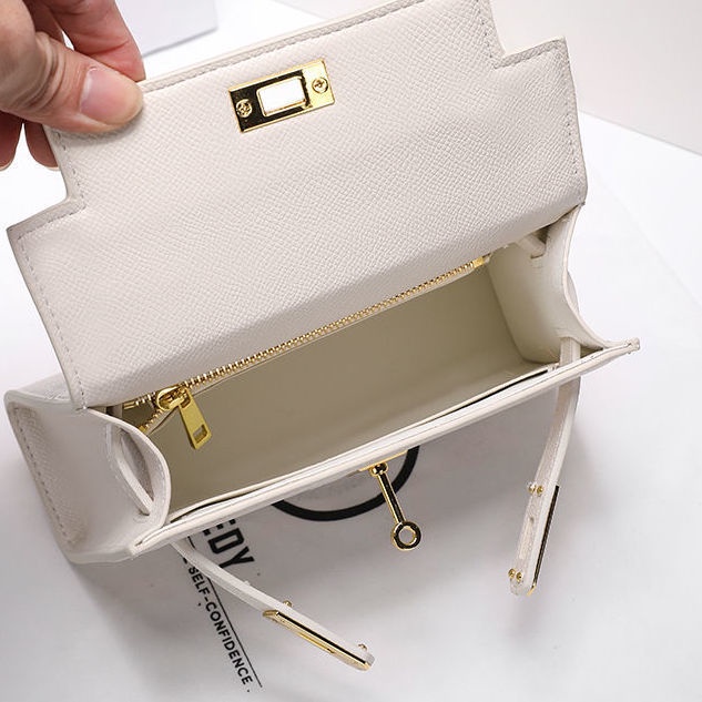 Túi Đeo Chéo Da Thật Mini In Họa Tiết Graffiti Thời Trang 2022 Cho Nữ