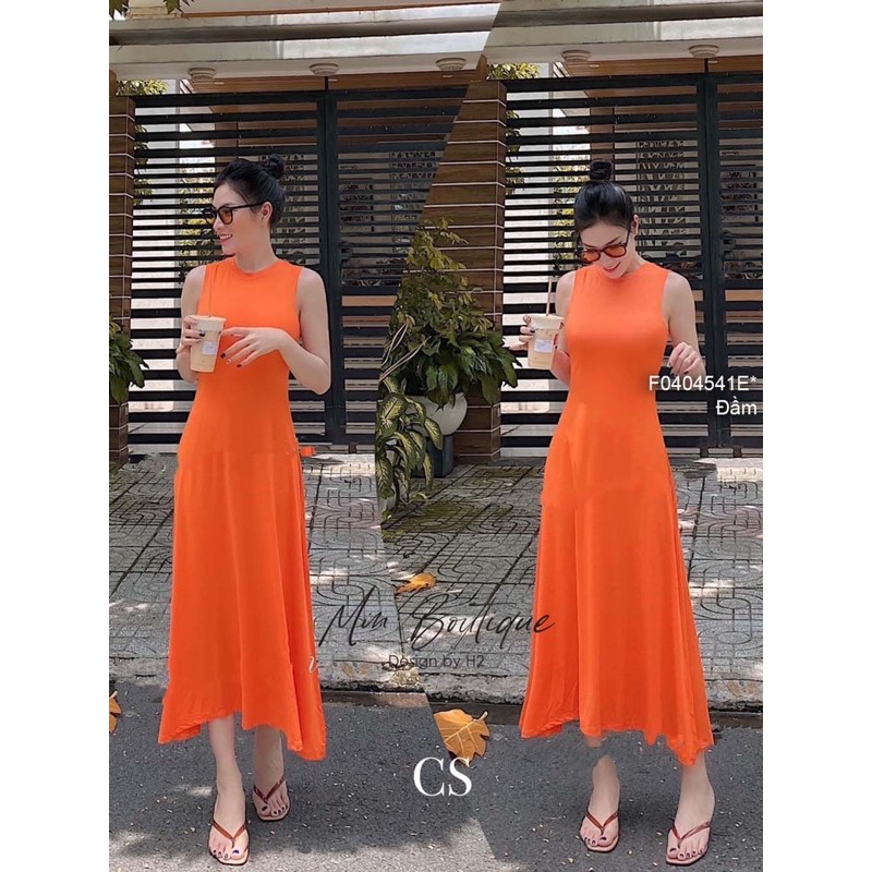 SALE DỊP LỄ 30/4-1/5  Đầm maxi thun dáng xòe cổ tròn sát nách Kèm VIDEO ảnh THẬT | BigBuy360 - bigbuy360.vn