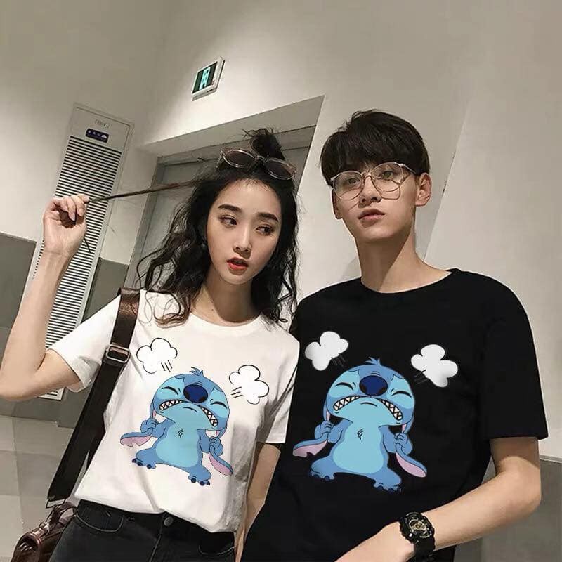 Áo Thun Áo Phông Tay lỡ stitck unisex nam nữ hình thật ... freeship...