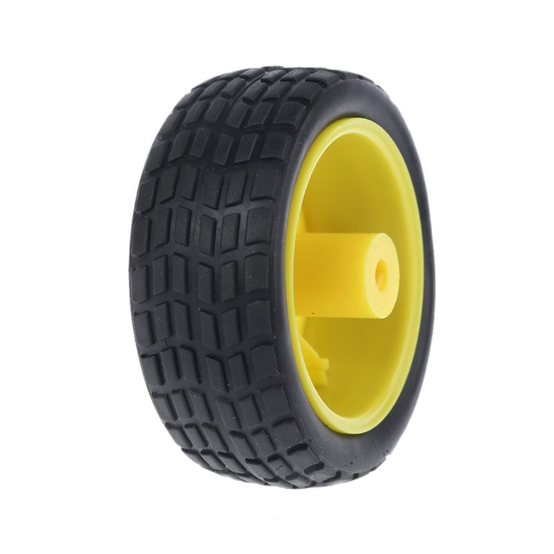 1 Bộ Bánh Xe Nhựa Kèm Động Cơ Bánh Răng DC3-6V Cho Robot Thông Minh