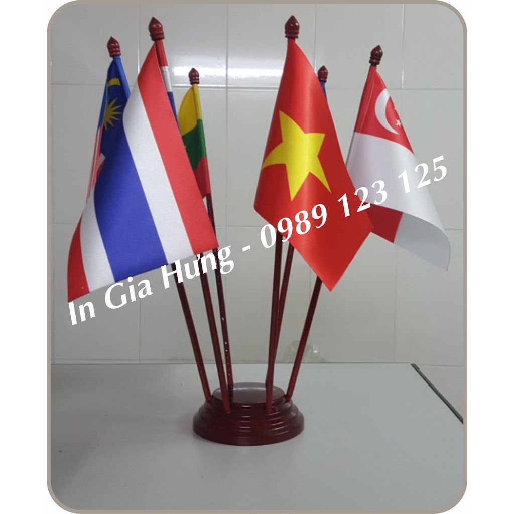 Bộ Cờ Để Bàn Cắm 6 Nước - Chất Liệu Gỗ