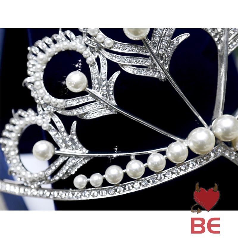 Vương miện YADORNOS bằng hợp kim đính đá lấp lánh sang trọng cho nữ
