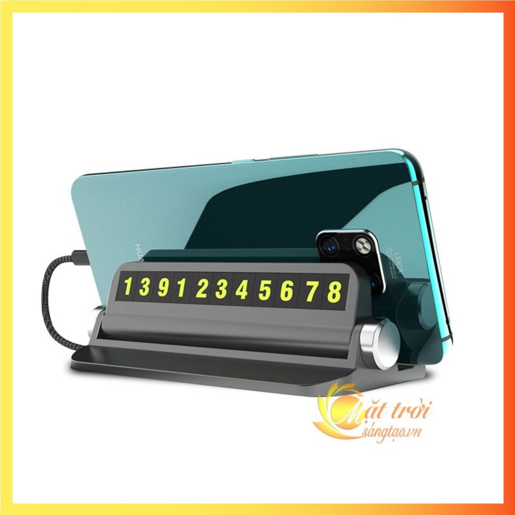 Bảng số điện thoại gắn táp lô ô tô kiêm giá để điện thoại | BigBuy360 - bigbuy360.vn