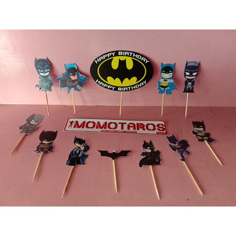 Mô Hình Nhân Vật Batman Chibi Trang Trí Bánh Kem