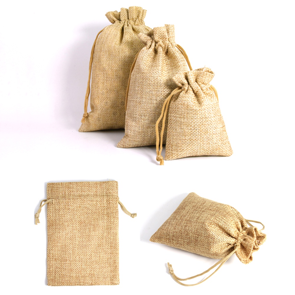 Túi dây rút làm bằng vải cotton màu sắc ngọt ngào