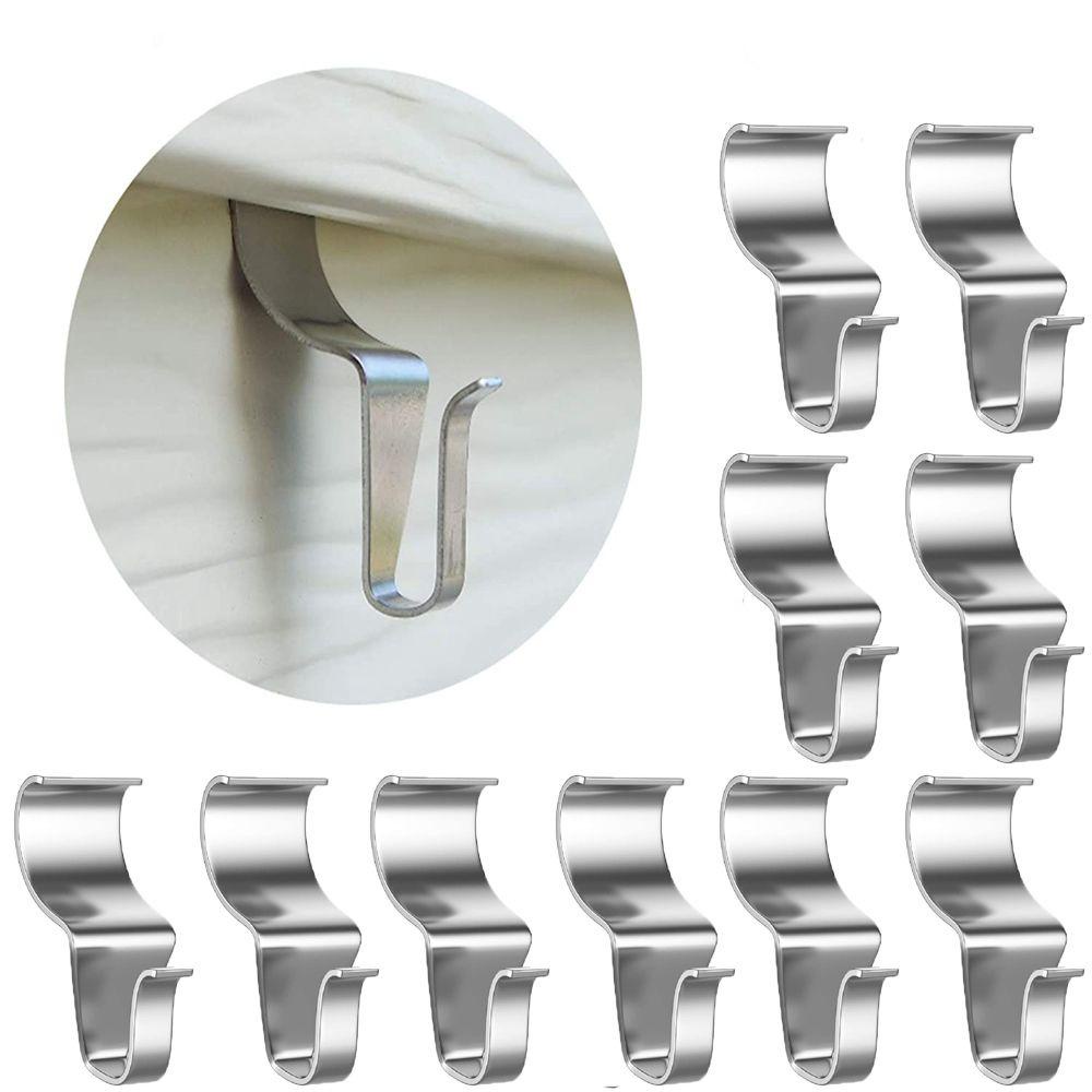 Set 5 / 10 Móc Inox Treo Đồ Gắn Tường Không Để Lại Dấu Vết