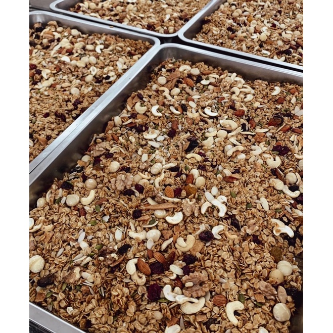 Olaben Nutrition  1 túi Hạt Granola 500g - Ngũ cốc giảm cân nướng mật ong Vanila