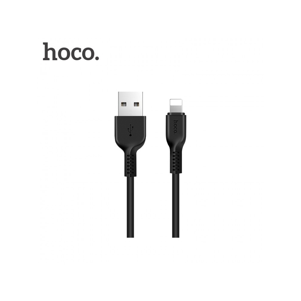 Cable sạc Hoco X20 dài 2m Lightning cho iPhone/iPad