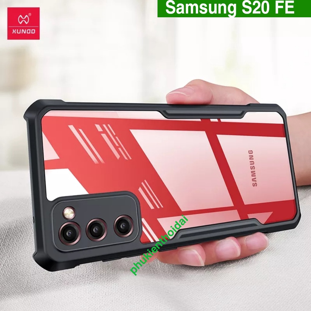 Ốp lưng Samsung S20 FE hiệu Xundd lưng trong viền màu chống sốc chống va đập mạnh