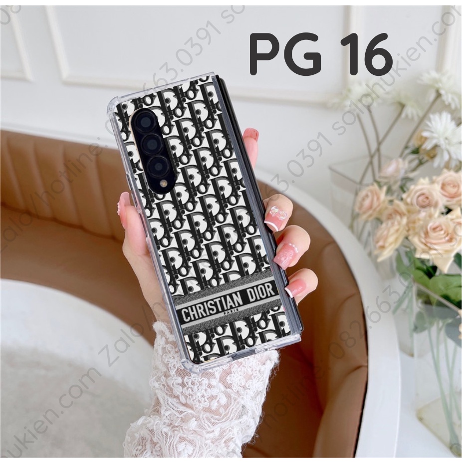 Ốp lưng Samsung Z Fold 4 /Z Fold 3/Z Fold 2 (ZFold4/ Zfold3/ Zfold2) dẻo viền chống sốc in hình thời trang, sang trọng