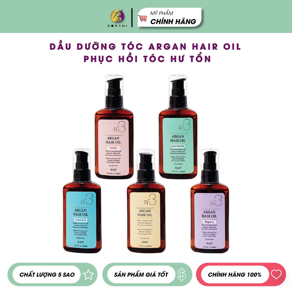 Dầu Dưỡng Tóc Argan Raip R3 Argan Hair Oil