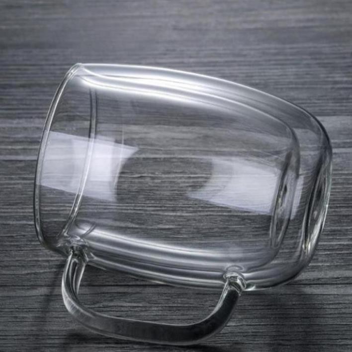 Ly Thủy Tinh Uống Bia 2 Lớp Dung Tích 350ml, 500ml