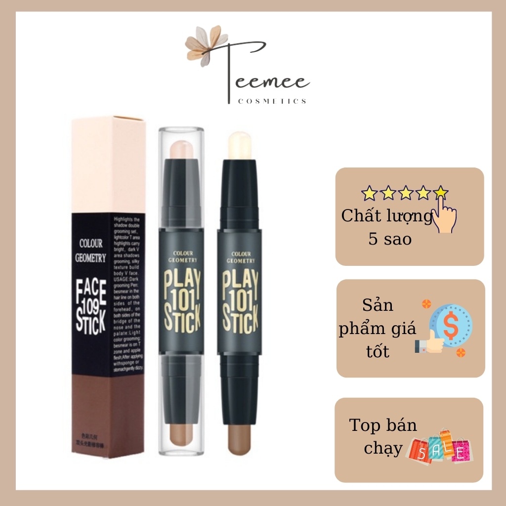 Bút tạo khối Lameila  2 đầu che khuyết điểm, tạo hiệu ứng mặt V-line | BigBuy360 - bigbuy360.vn