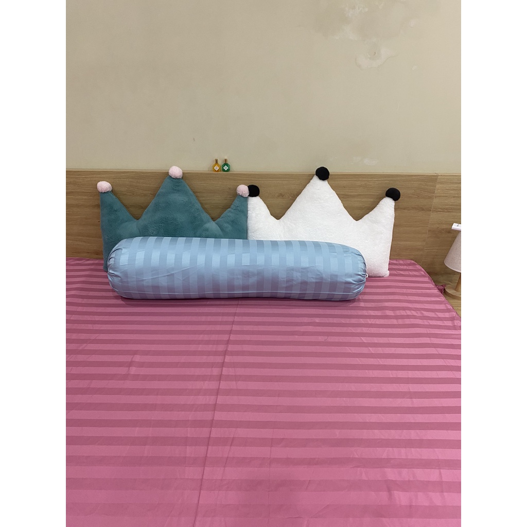 Vỏ gối ôm Cotton kẻ sọc 3F kích thước 35x100cm