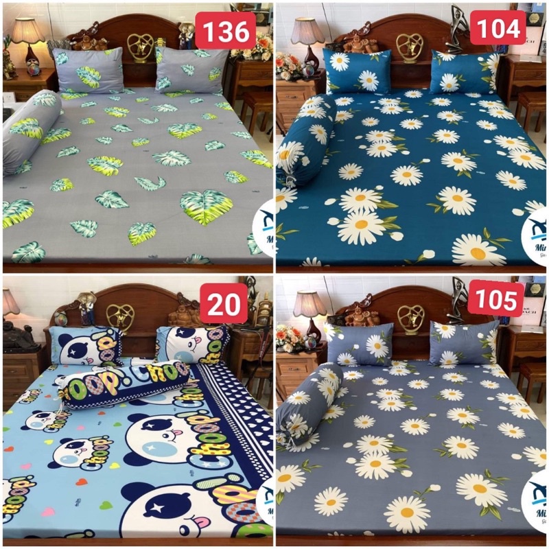 COMBO SET GA GỐI CHỐNG THẤM ( 4 MÓN ) LAU LÀ SẠCH